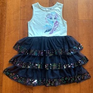 Girls Adorable sequin Frozen Dress